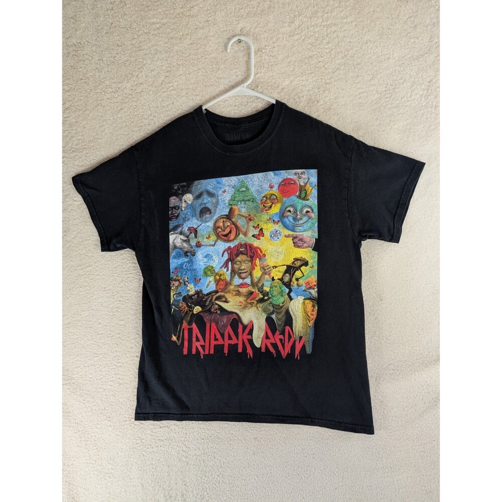 Trippie Redd Shirt Mens Large Black Graphic Tee Rap Hip Hop Short Sleeve